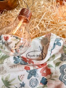 Home blommie short sleeve babygrow