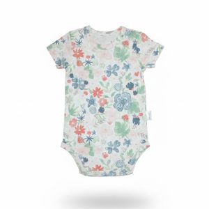 blommie short sleeve babygrow