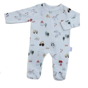 skapie long sleeve footie